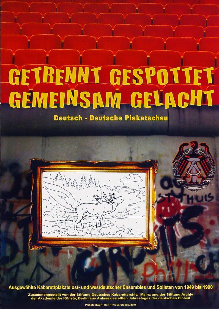 Deutsch – Deutsche Plakatschau
Ausgewählte Programmplakate ost- und westdeutscher Ensembles und Solisten von 1949 bis 1990